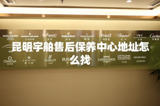 昆明宇舶售后保養(yǎng)中心地址怎么找
