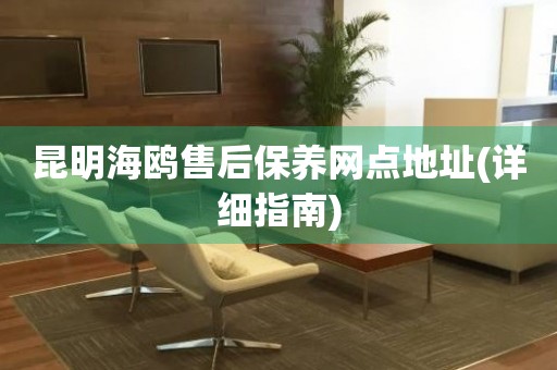 昆明海鷗售后保養(yǎng)網(wǎng)點(diǎn)地址(詳細(xì)指南)
