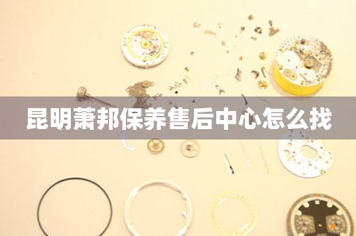 昆明蕭邦保養(yǎng)售后中心怎么找