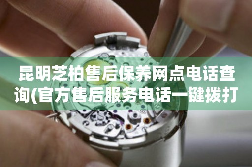 昆明芝柏售后保養(yǎng)網(wǎng)點(diǎn)電話查詢(官方售后服務(wù)電話一鍵撥打)