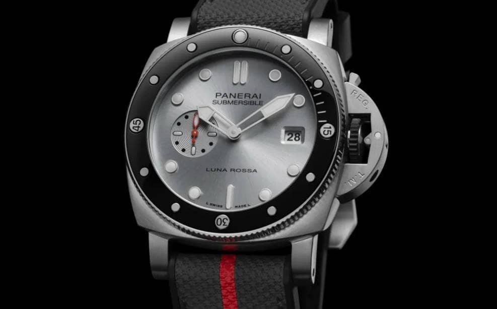航海精神，時(shí)間的舵手：沛納海Submersible QuarantaQuattro Luna Rossa，駕馭時(shí)間的帆船。