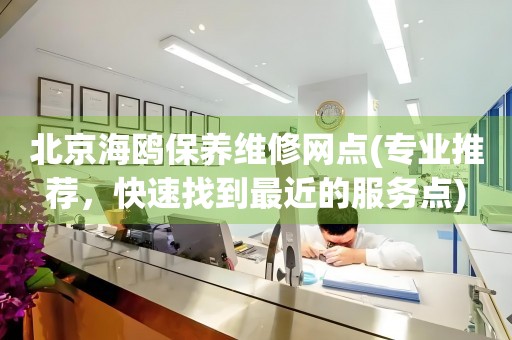 北京海鷗保養(yǎng)維修網(wǎng)點(專業(yè)推薦，快速找到最近的服務(wù)點)