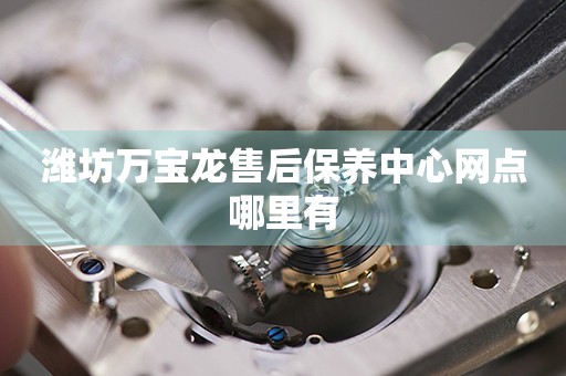 濰坊萬寶龍售后保養(yǎng)中心網(wǎng)點哪里有