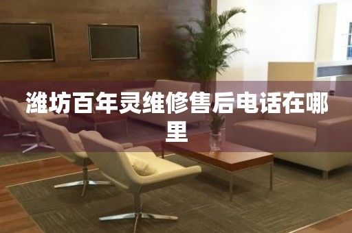 濰坊百年靈維修售后電話在哪里