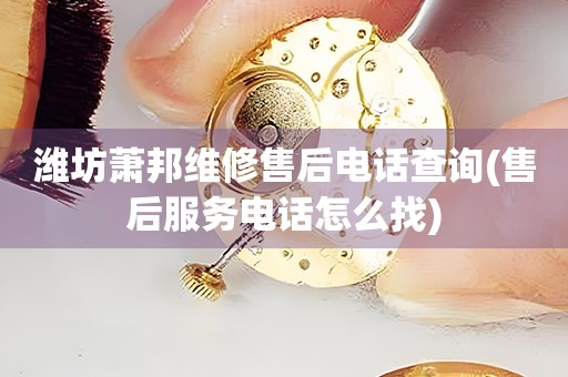 濰坊蕭邦維修售后電話查詢(售后服務(wù)電話怎么找)