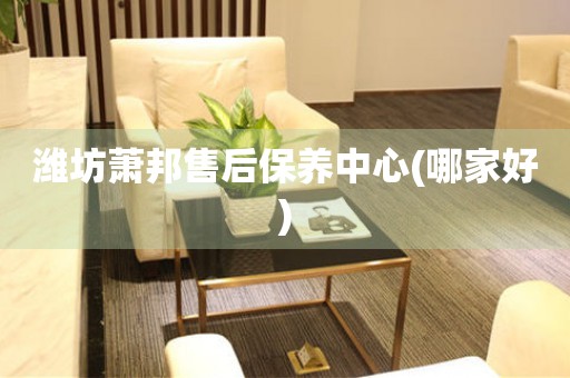 濰坊蕭邦售后保養(yǎng)中心(哪家好)