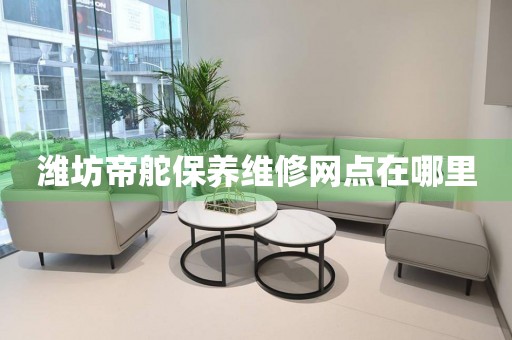 濰坊帝舵保養(yǎng)維修網(wǎng)點(diǎn)在哪里