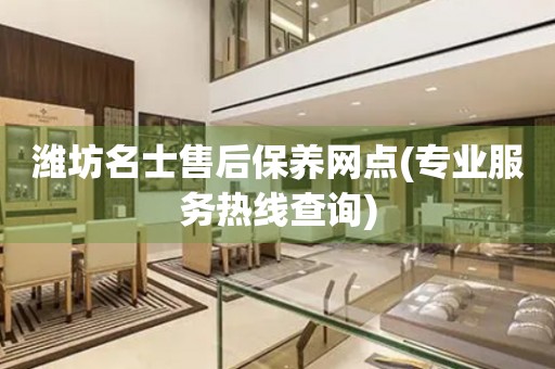 濰坊名士售后保養(yǎng)網(wǎng)點(專業(yè)服務(wù)熱線查詢)