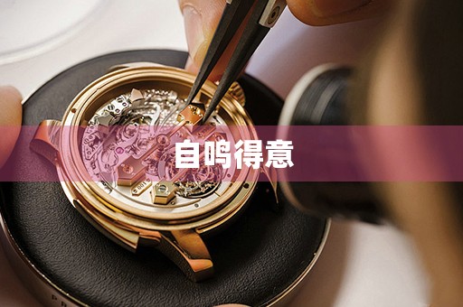 自鳴得意