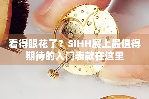 看得眼花了？SIHH展上最值得期待的入門表款在這里