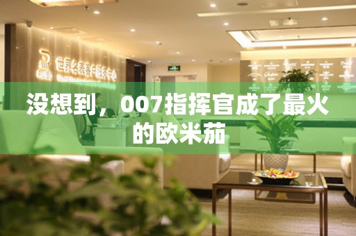 沒想到，007指揮官成了最火的歐米茄