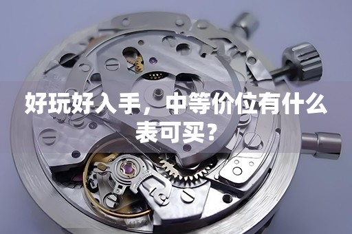 好玩好入手，中等價位有什么表可買？