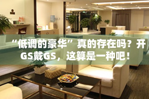 “低調(diào)的豪華”真的存在嗎？開GS戴GS，這算是一種吧！