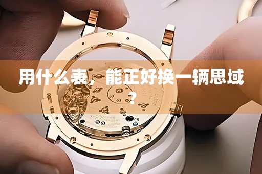 用什么表，能正好換一輛思域？