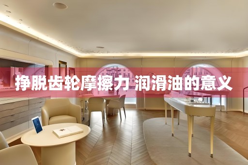 掙脫齒輪摩擦力 潤滑油的意義