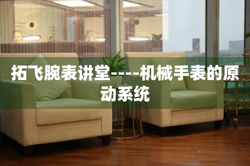 拓飛腕表講堂----機(jī)械手表的原動(dòng)系統(tǒng)