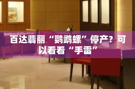 百達翡麗“鸚鵡螺”停產(chǎn)？可以看看“手雷”