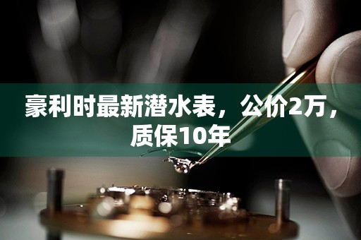 豪利時(shí)最新潛水表，公價(jià)2萬(wàn)，質(zhì)保10年