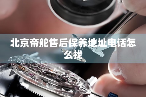北京帝舵售后保養(yǎng)地址電話怎么找