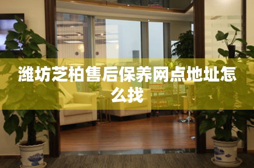 濰坊芝柏售后保養(yǎng)網(wǎng)點(diǎn)地址怎么找