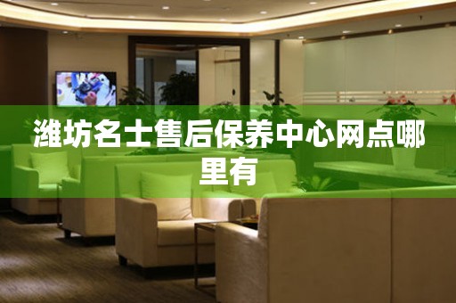濰坊名士售后保養(yǎng)中心網(wǎng)點哪里有