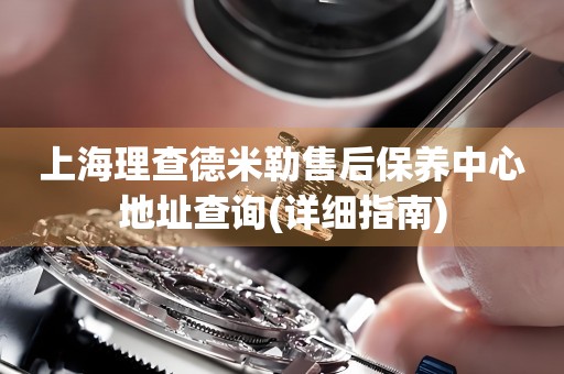 上海理查德米勒售后保養(yǎng)中心地址查詢(詳細(xì)指南)