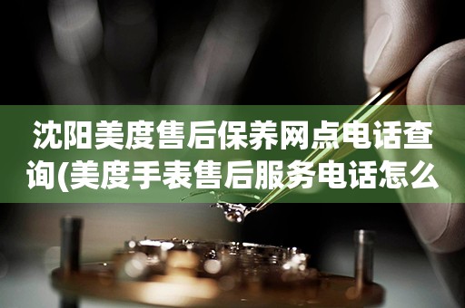 沈陽美度售后保養(yǎng)網(wǎng)點(diǎn)電話查詢(美度手表售后服務(wù)電話怎么找)