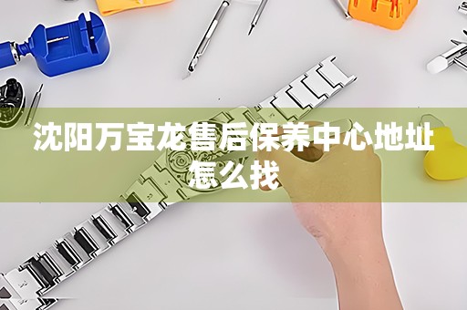 沈陽萬寶龍售后保養(yǎng)中心地址怎么找
