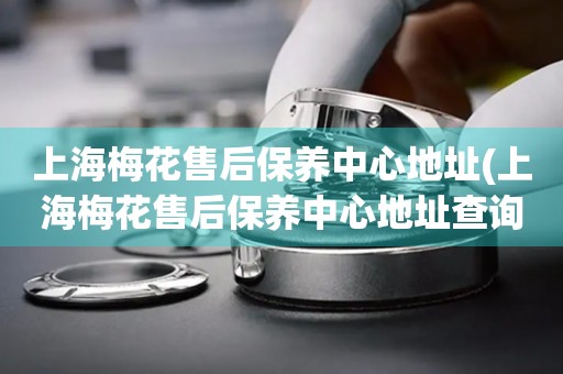 上海梅花售后保養(yǎng)中心地址(上海梅花售后保養(yǎng)中心地址查詢攻略)