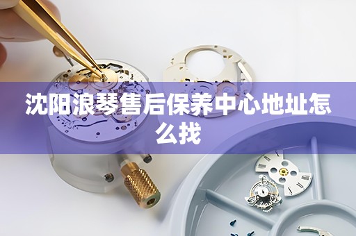 沈陽浪琴售后保養(yǎng)中心地址怎么找