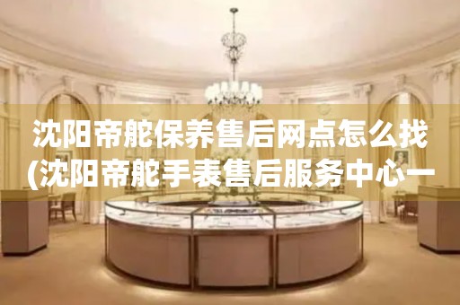 沈陽帝舵保養(yǎng)售后網(wǎng)點(diǎn)怎么找(沈陽帝舵手表售后服務(wù)中心一鍵查詢)