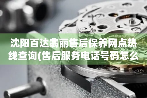 沈陽百達(dá)翡麗售后保養(yǎng)網(wǎng)點(diǎn)熱線查詢(售后服務(wù)電話號(hào)碼怎么找)