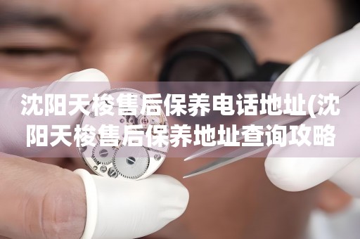 沈陽(yáng)天梭售后保養(yǎng)電話地址(沈陽(yáng)天梭售后保養(yǎng)地址查詢攻略)