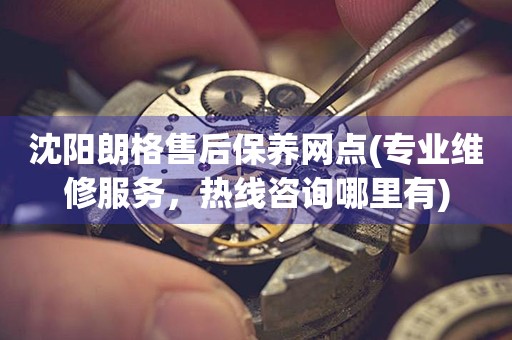 沈陽朗格售后保養(yǎng)網(wǎng)點(diǎn)(專業(yè)維修服務(wù)，熱線咨詢哪里有)