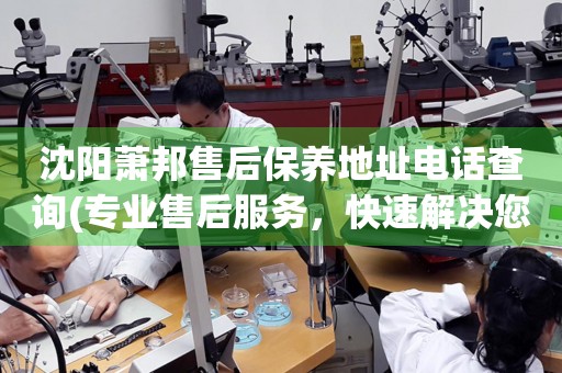 沈陽蕭邦售后保養(yǎng)地址電話查詢(專業(yè)售后服務(wù)，快速解決您的問題)