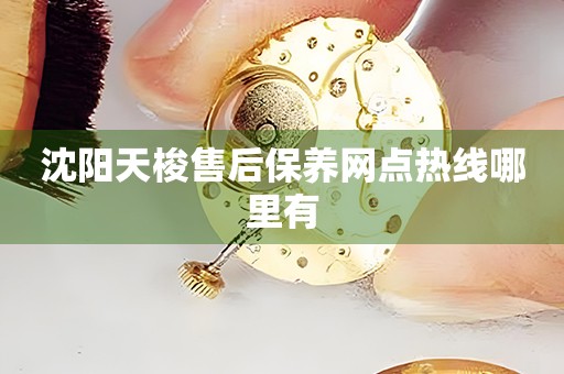 沈陽天梭售后保養(yǎng)網(wǎng)點熱線哪里有