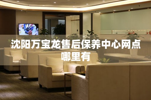 沈陽萬寶龍售后保養(yǎng)中心網(wǎng)點哪里有