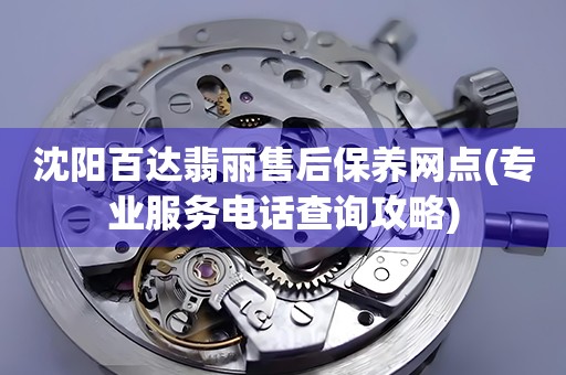 沈陽(yáng)百達(dá)翡麗售后保養(yǎng)網(wǎng)點(diǎn)(專業(yè)服務(wù)電話查詢攻略)