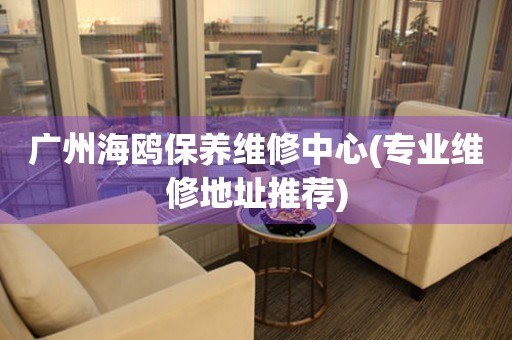廣州海鷗保養(yǎng)維修中心(專業(yè)維修地址推薦)