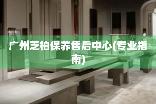 廣州芝柏保養(yǎng)售后中心(專業(yè)指南)