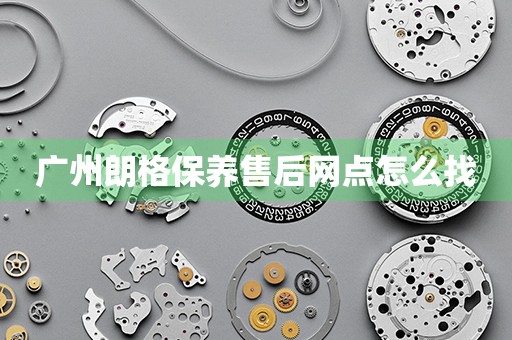 廣州朗格保養(yǎng)售后網(wǎng)點怎么找