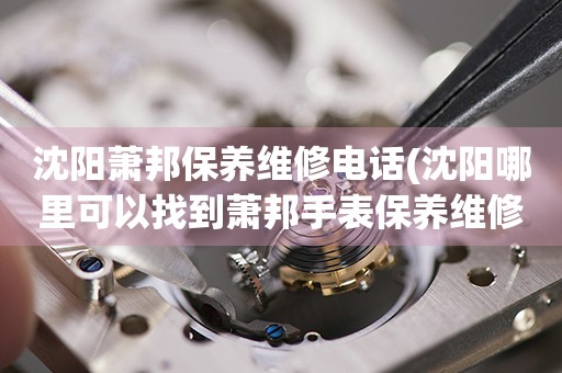 沈陽蕭邦保養(yǎng)維修電話(沈陽哪里可以找到蕭邦手表保養(yǎng)維修服務)
