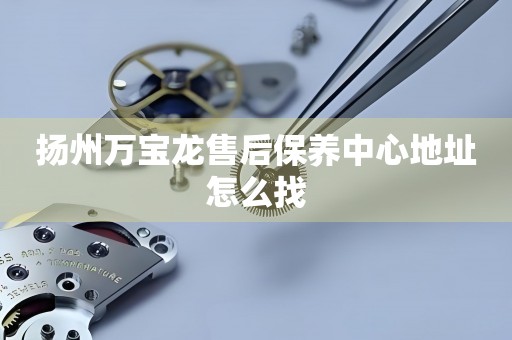 揚(yáng)州萬寶龍售后保養(yǎng)中心地址怎么找