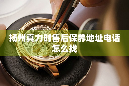 揚(yáng)州真力時(shí)售后保養(yǎng)地址電話怎么找