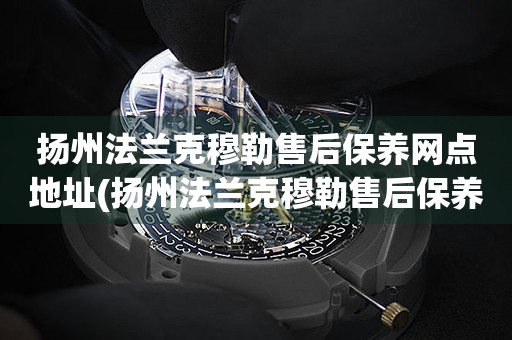 揚州法蘭克穆勒售后保養(yǎng)網(wǎng)點地址(揚州法蘭克穆勒售后保養(yǎng)網(wǎng)點地址查詢攻略)