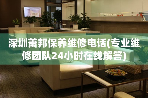 深圳蕭邦保養(yǎng)維修電話(專業(yè)維修團隊24小時在線解答)