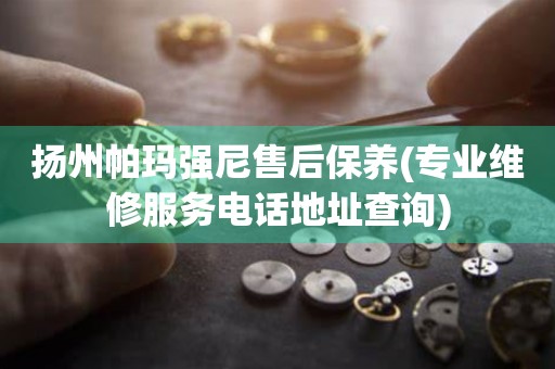 揚(yáng)州帕瑪強(qiáng)尼售后保養(yǎng)(專業(yè)維修服務(wù)電話地址查詢)