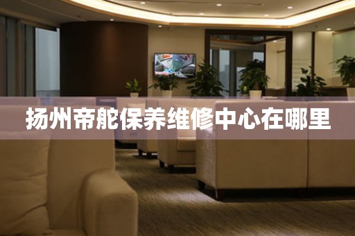 揚(yáng)州帝舵保養(yǎng)維修中心在哪里
