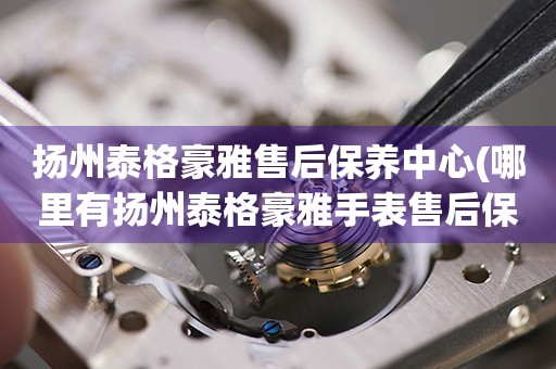揚州泰格豪雅售后保養(yǎng)中心(哪里有揚州泰格豪雅手表售后保養(yǎng)中心網(wǎng)點)