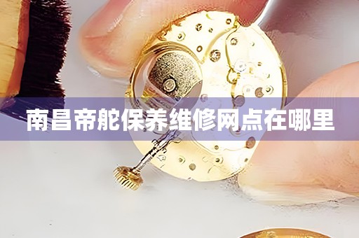 南昌帝舵保養(yǎng)維修網(wǎng)點(diǎn)在哪里